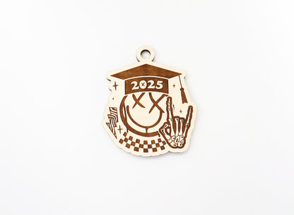 Class of 2025 car charm, wood blanks