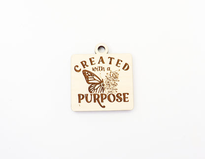 Purpose Keychain blank, wood blanks, wood cutouts