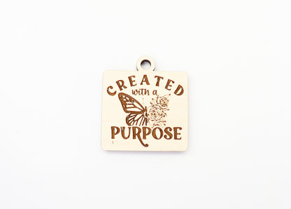 Purpose Keychain blank, wood blanks, wood cutouts