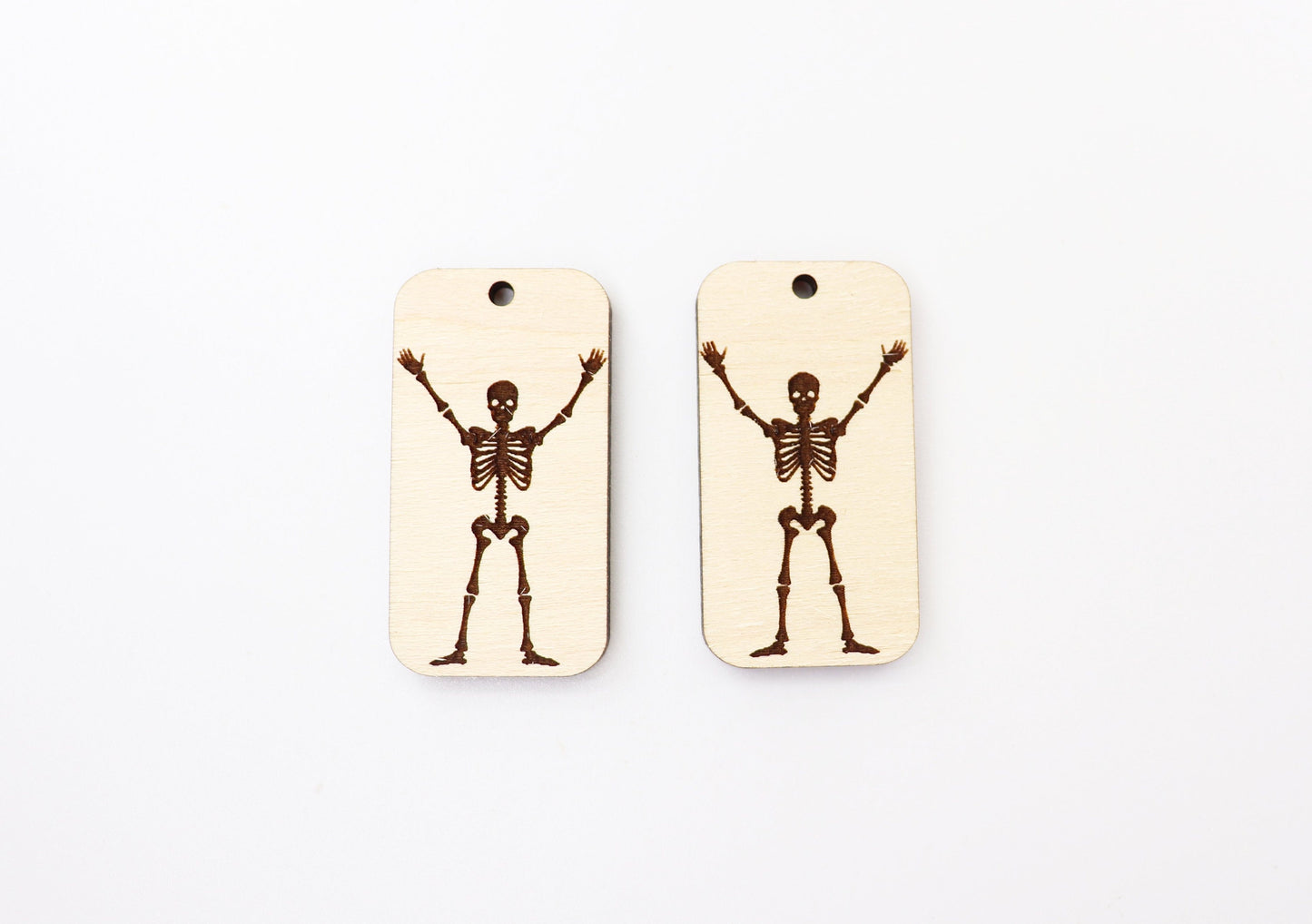 Skeleton earrings, earring blanks