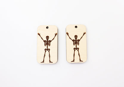 Skeleton earrings, earring blanks