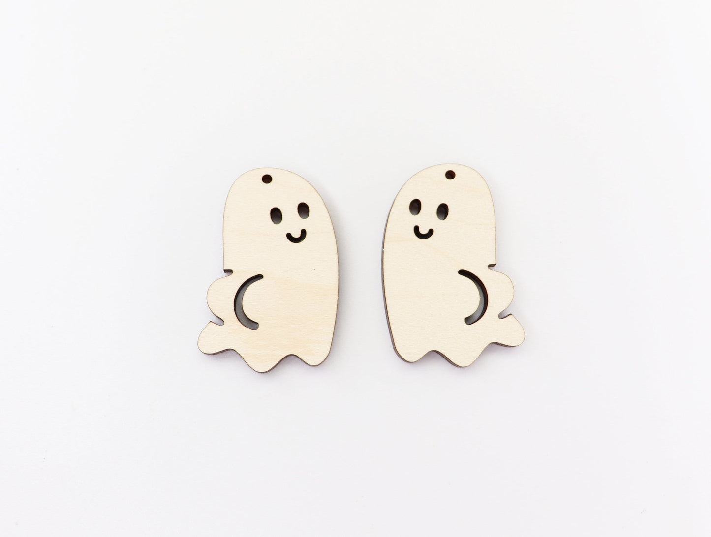 Booty Ghost earring blanks, earring blanks