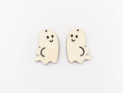 Booty Ghost earring blanks, earring blanks