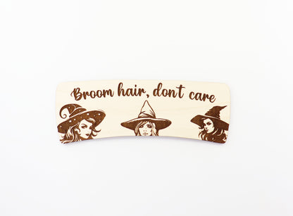 Witch Hair clip blanks, wood blanks, laser cut blanks