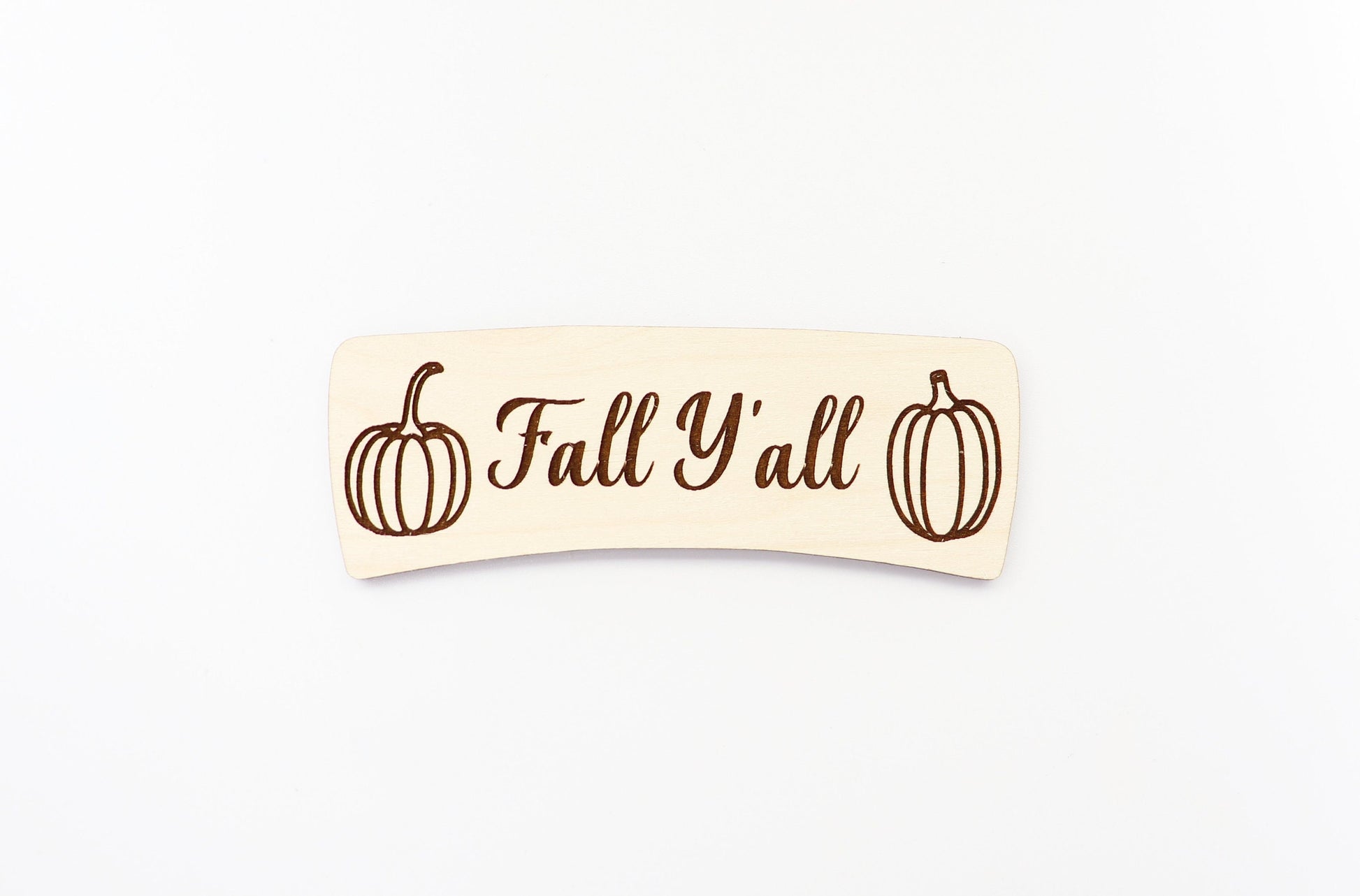 Fall yall Hair clip blanks, wood blanks, laser cut blanks