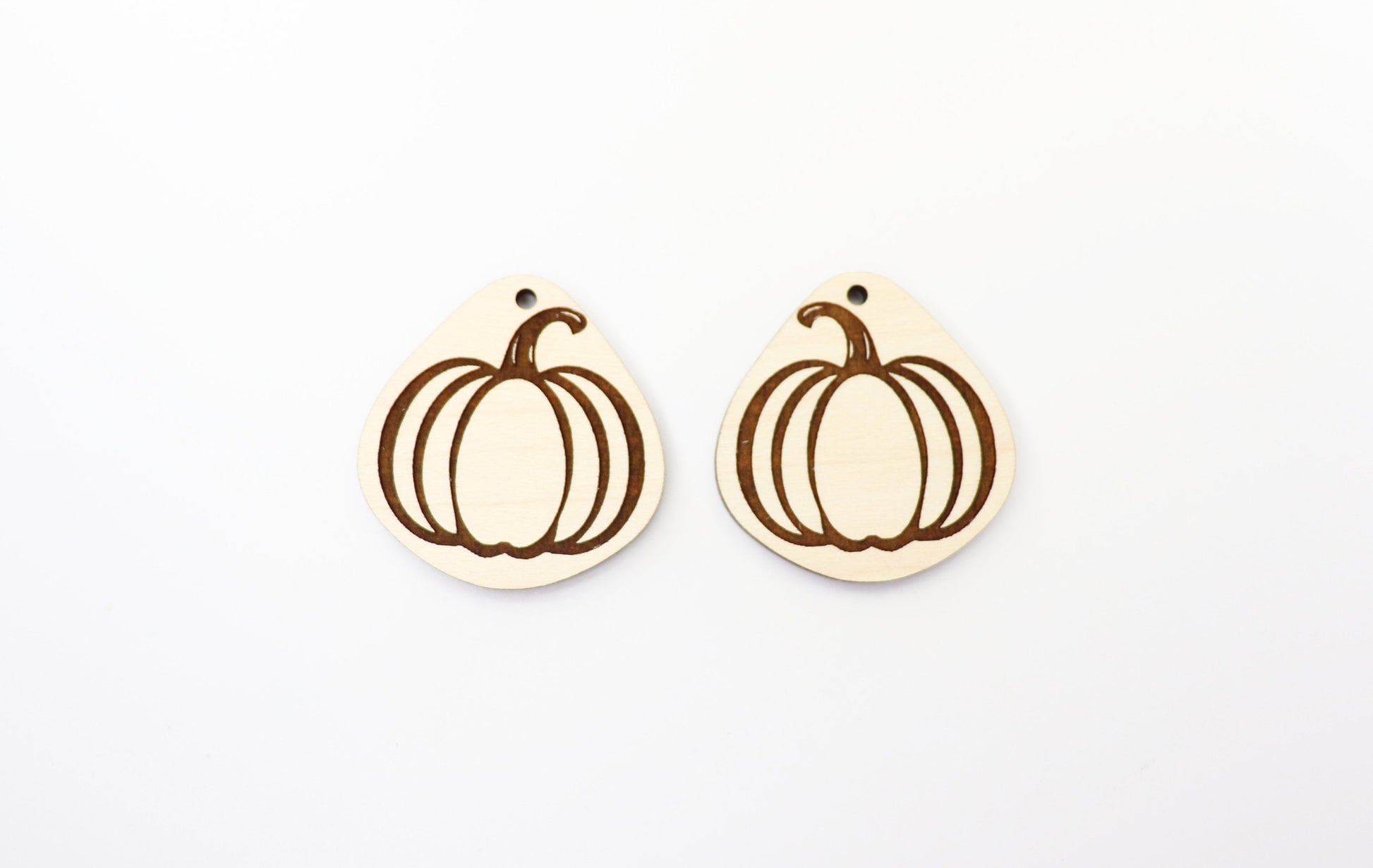 Pumpkin earring blanks, wood blanks, Halloween blanks