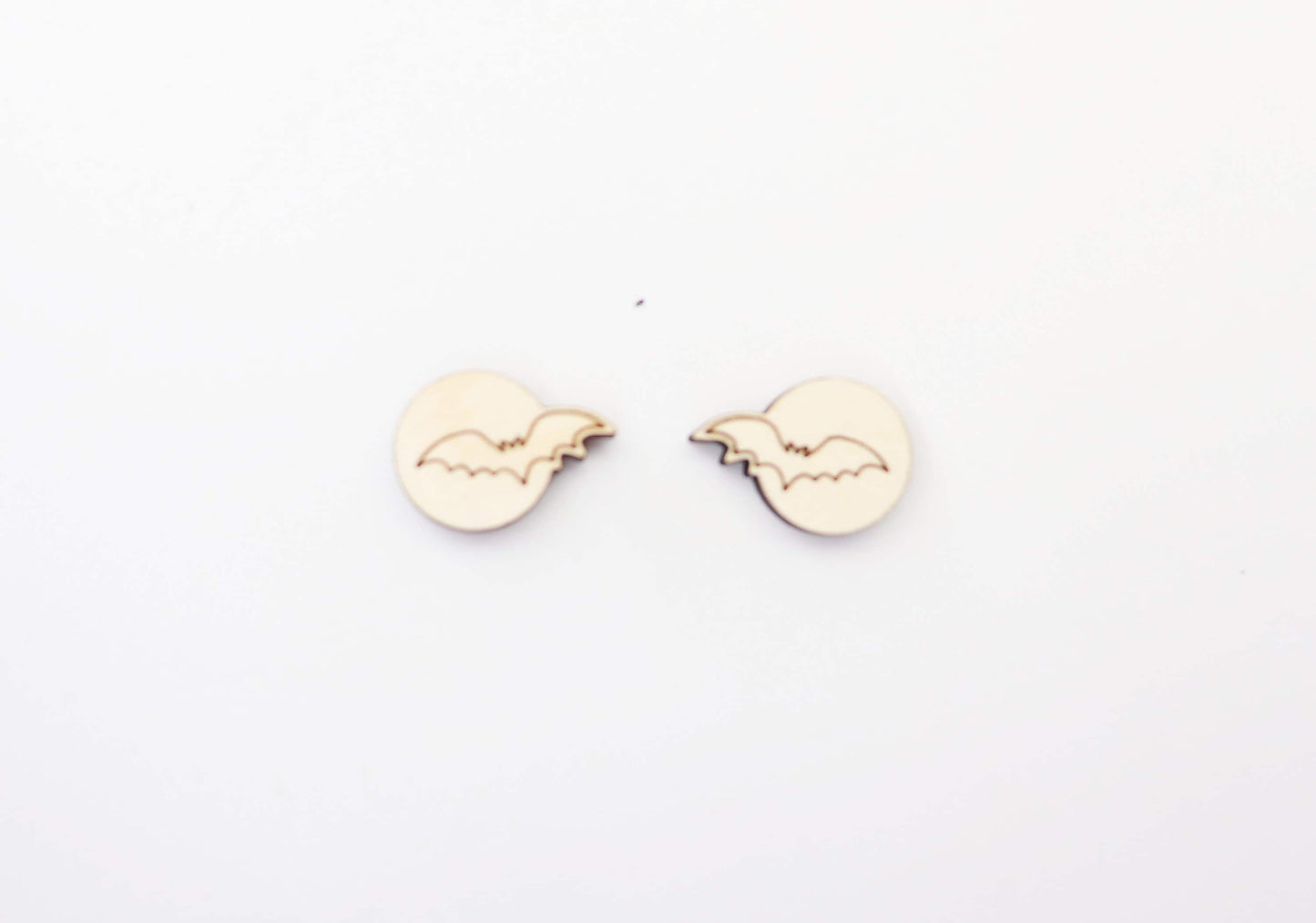 Bat stud earring blanks, earring blanks