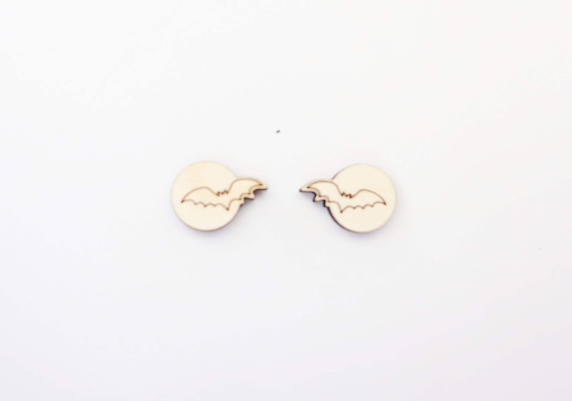 Bat stud earring blanks, earring blanks