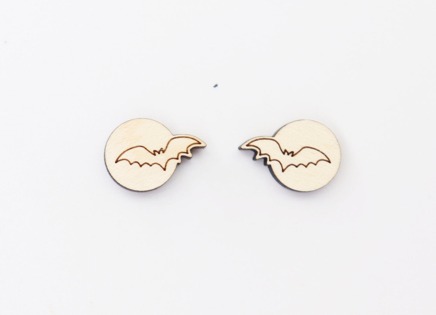 Bat stud earring blanks, earring blanks