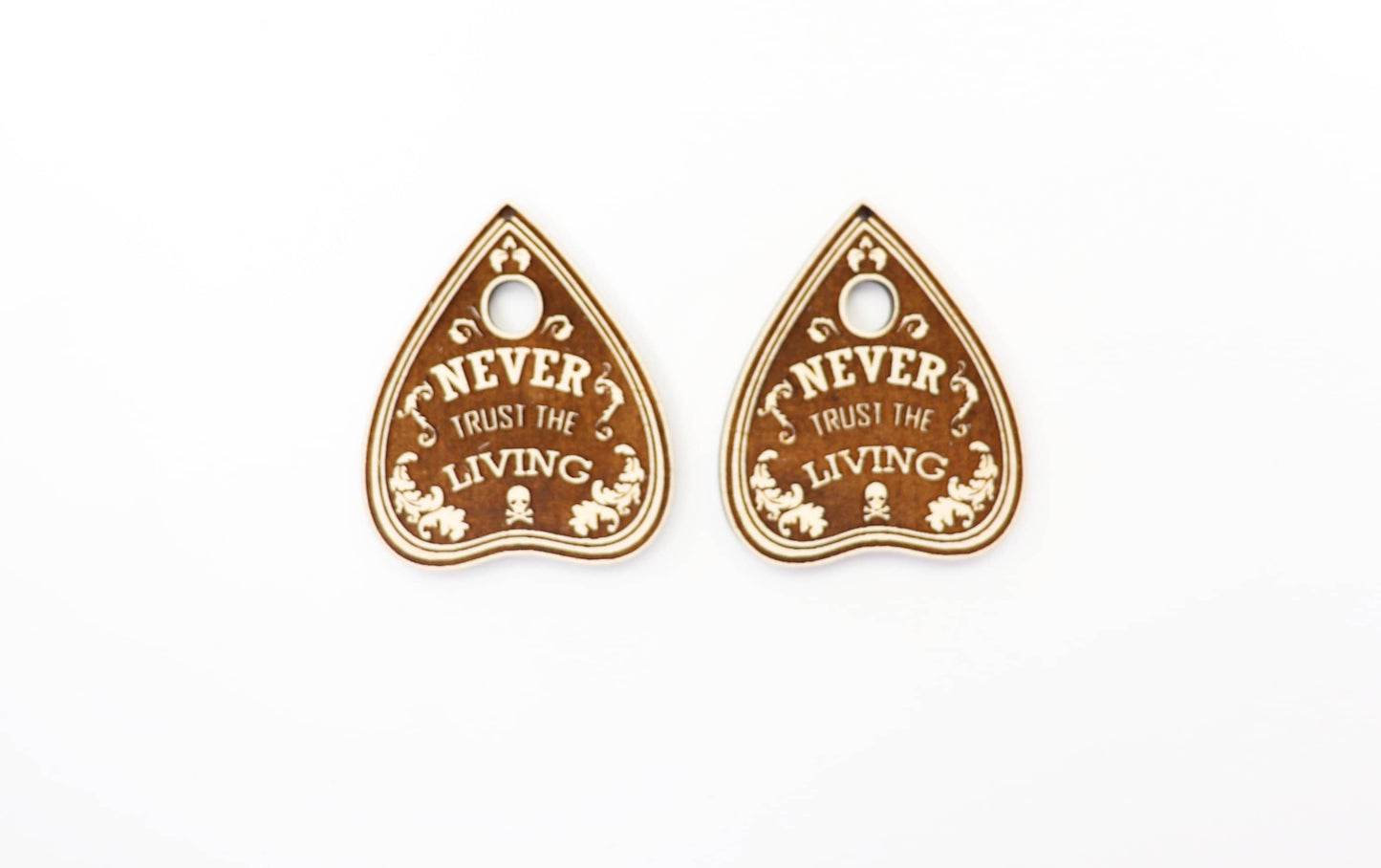 Ouija earring blanks, earring blanks