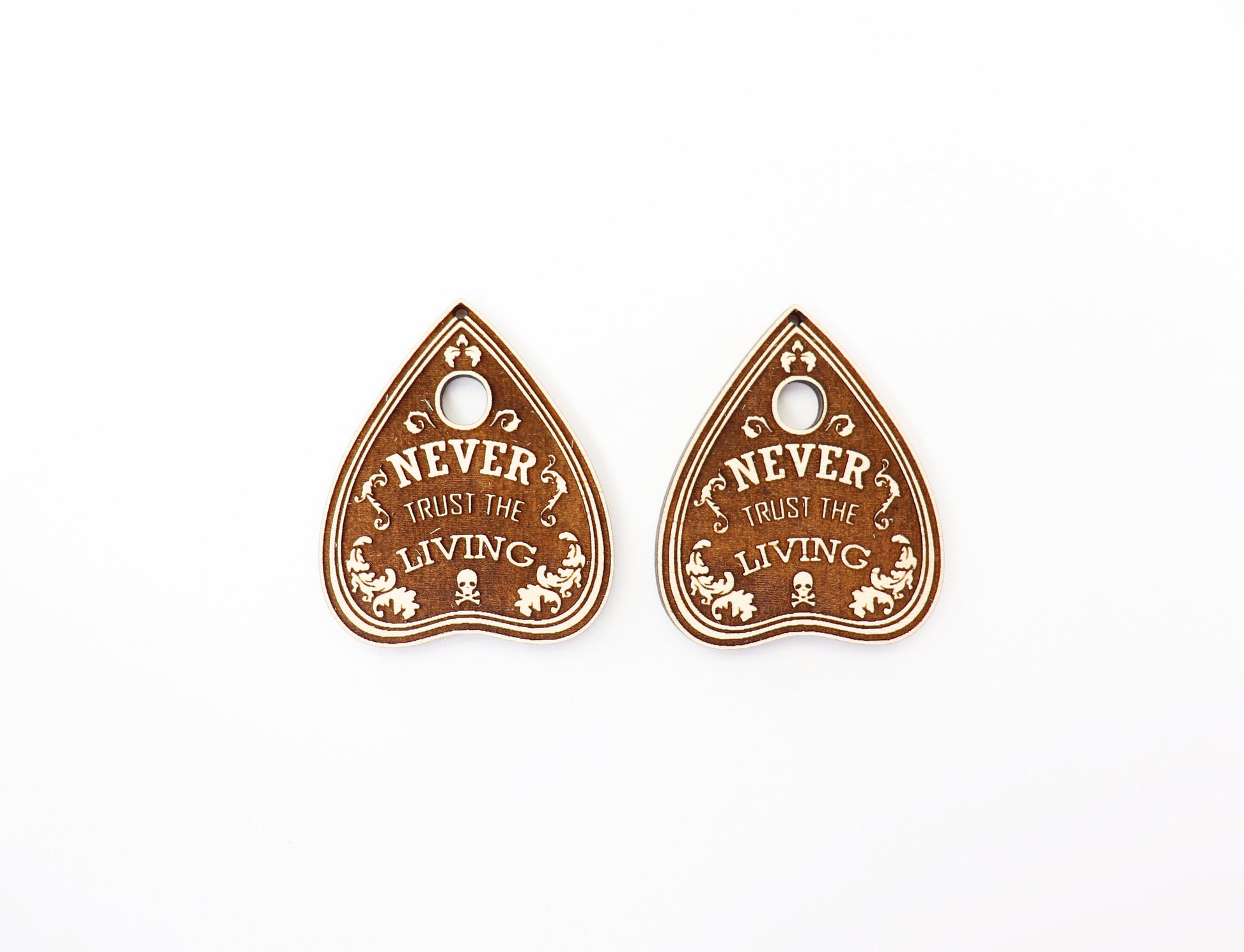 Ouija earring blanks, earring blanks