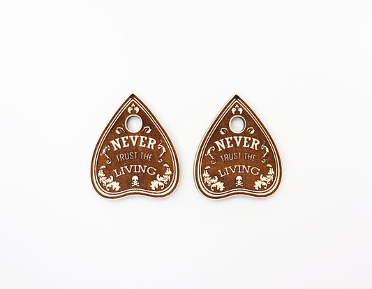 Ouija earring blanks, earring blanks