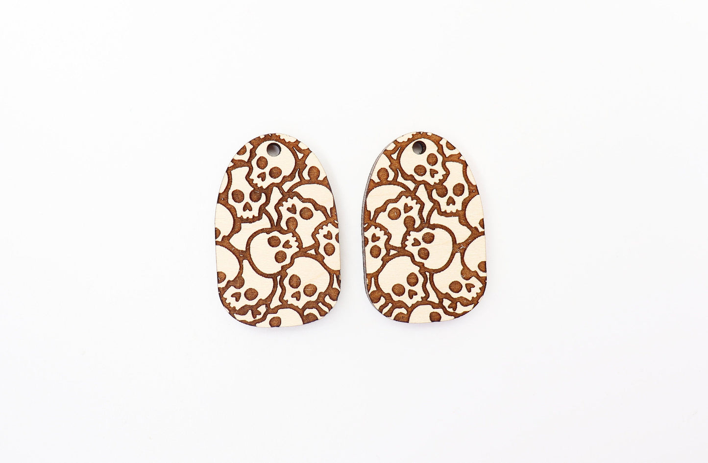 Skeleton earrings, earring blanks