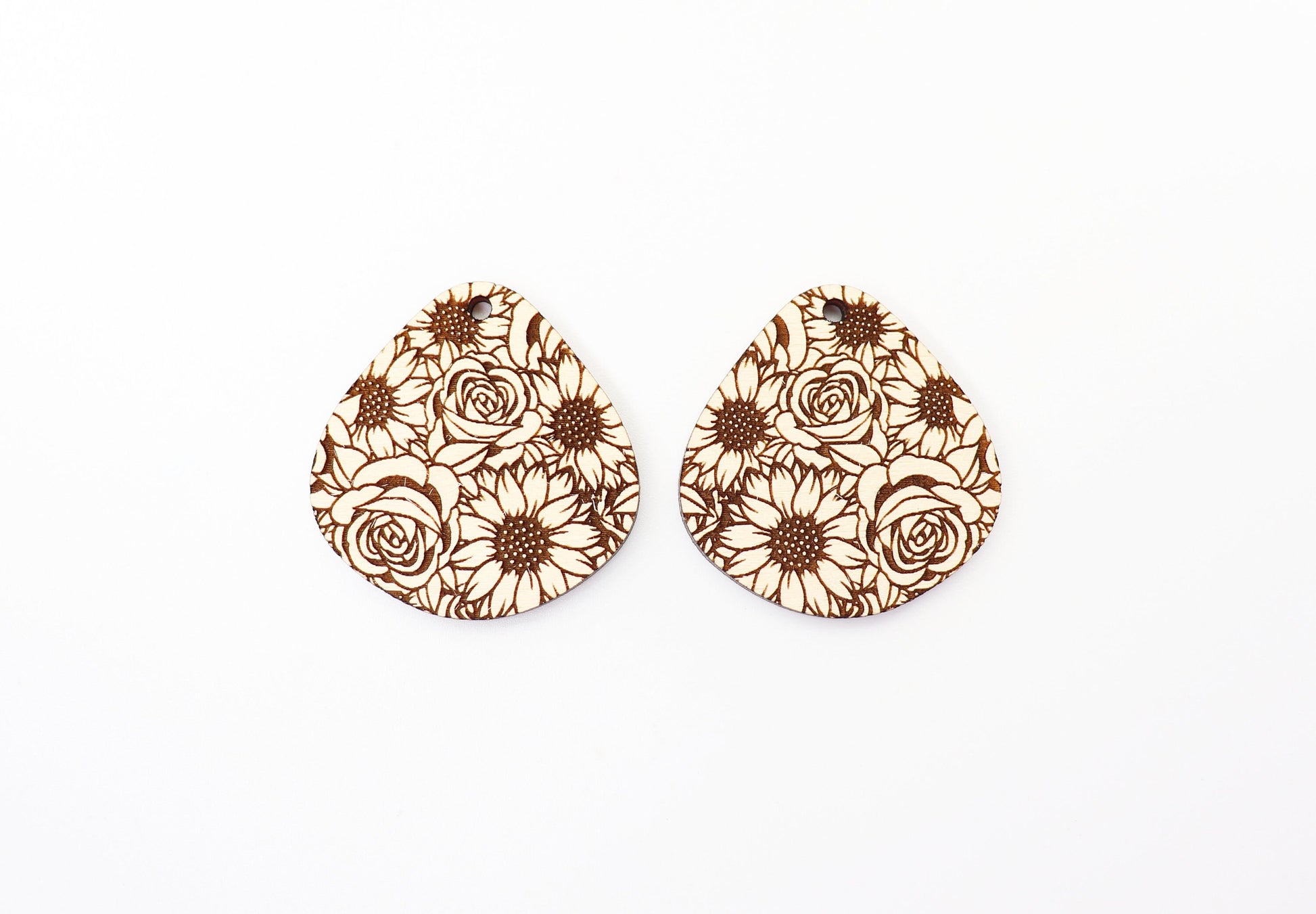 Flower earring blanks, DIY earrings, earring blanks