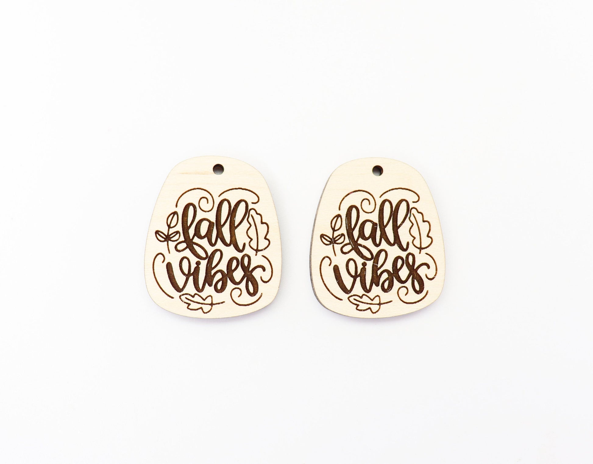 Fall vibes earring blanks, wood earrings