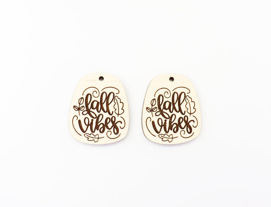 Fall vibes earring blanks, wood earrings