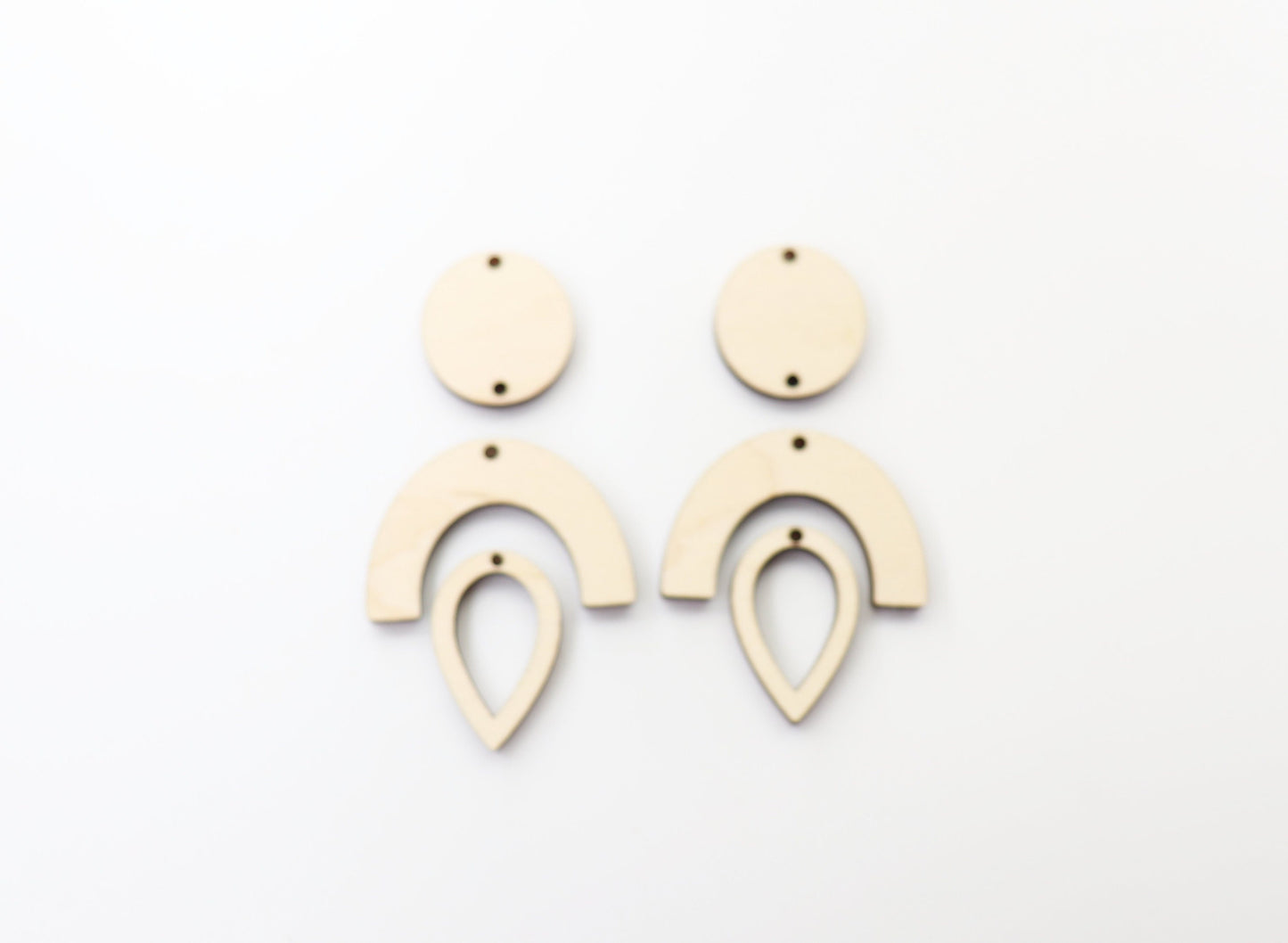 3 Piece earring blanks, earring findings