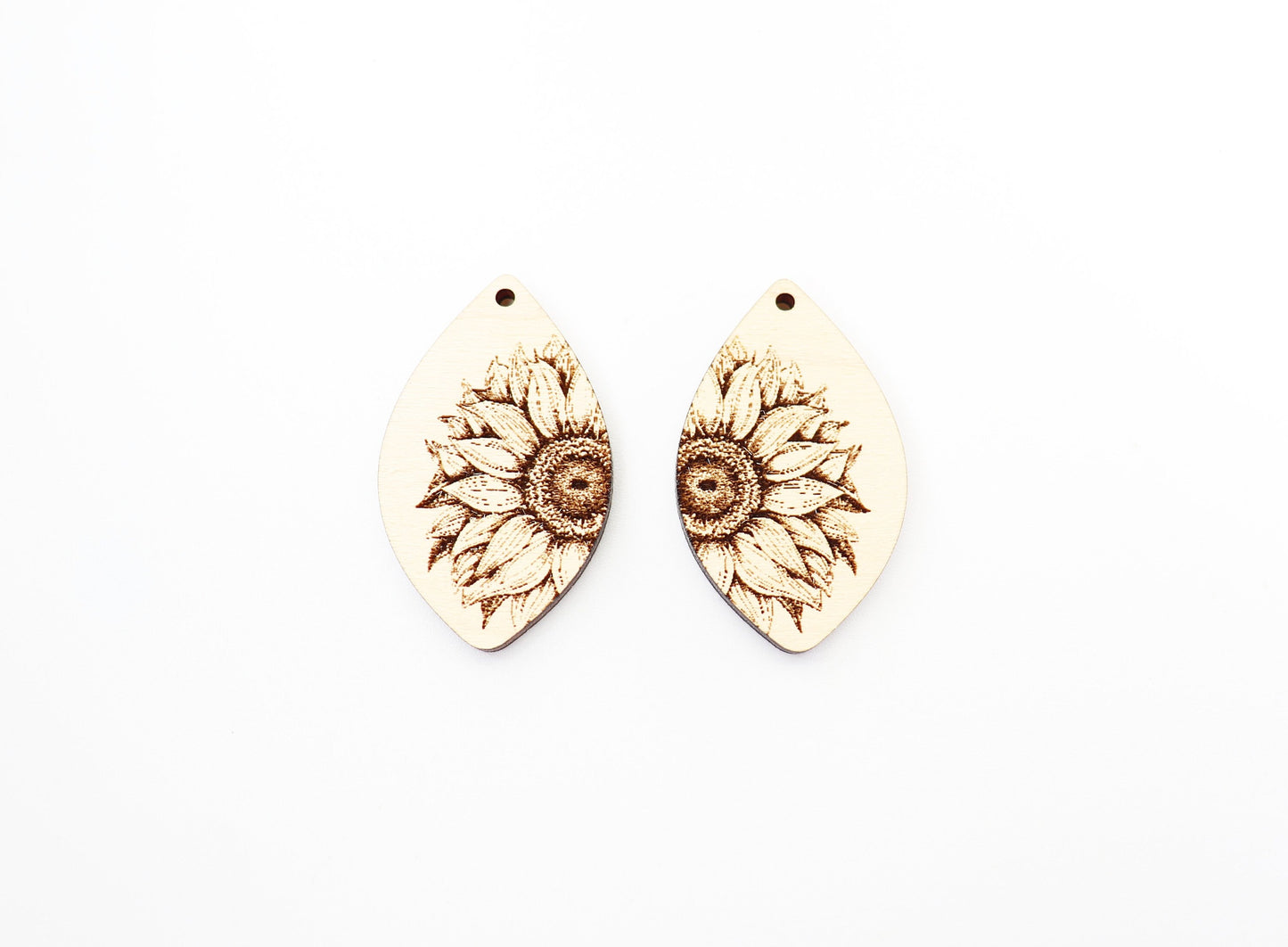 Sunflower blanks, earring blanks