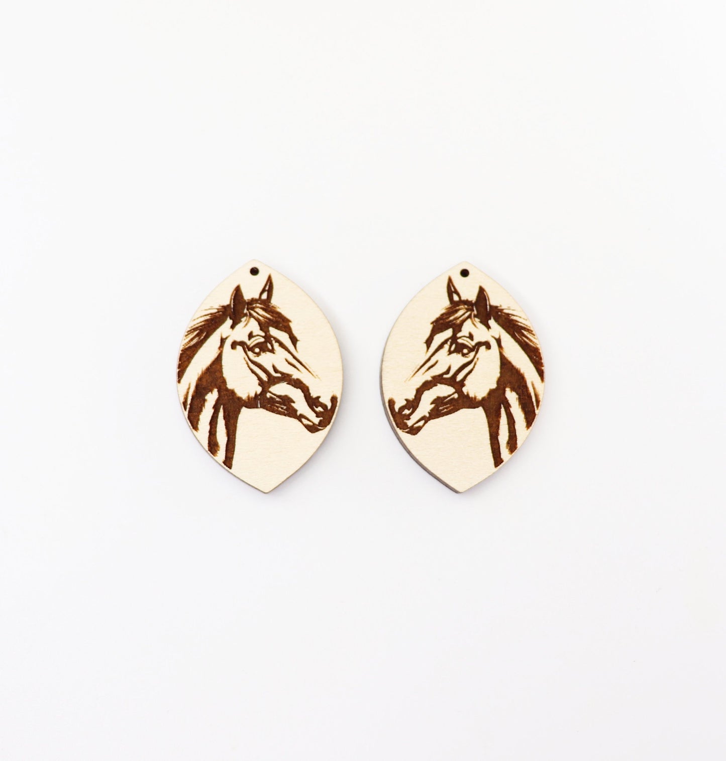 Horse earring blanks, earring blanks