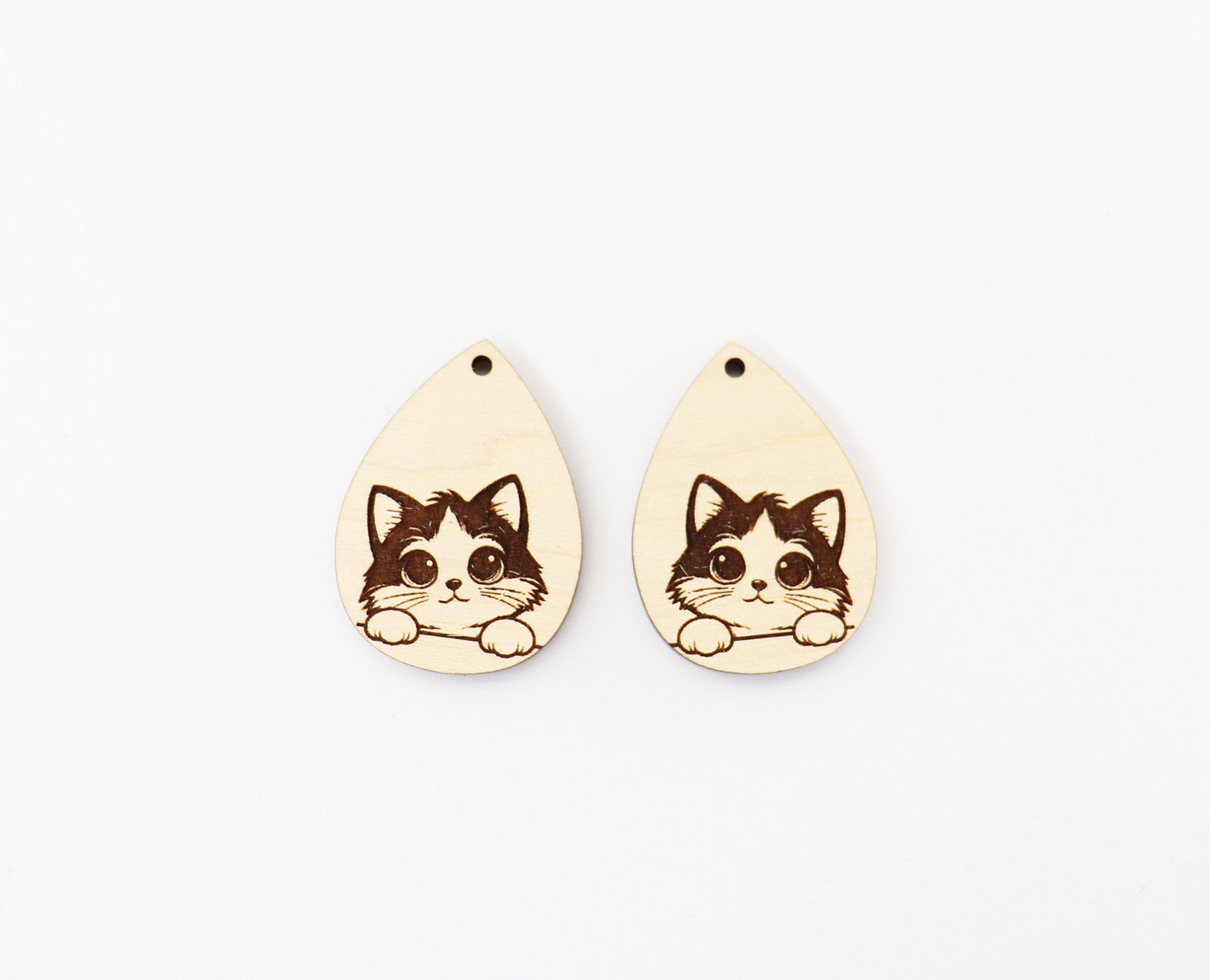 Cat earring blanks, earring blanks, earring findings