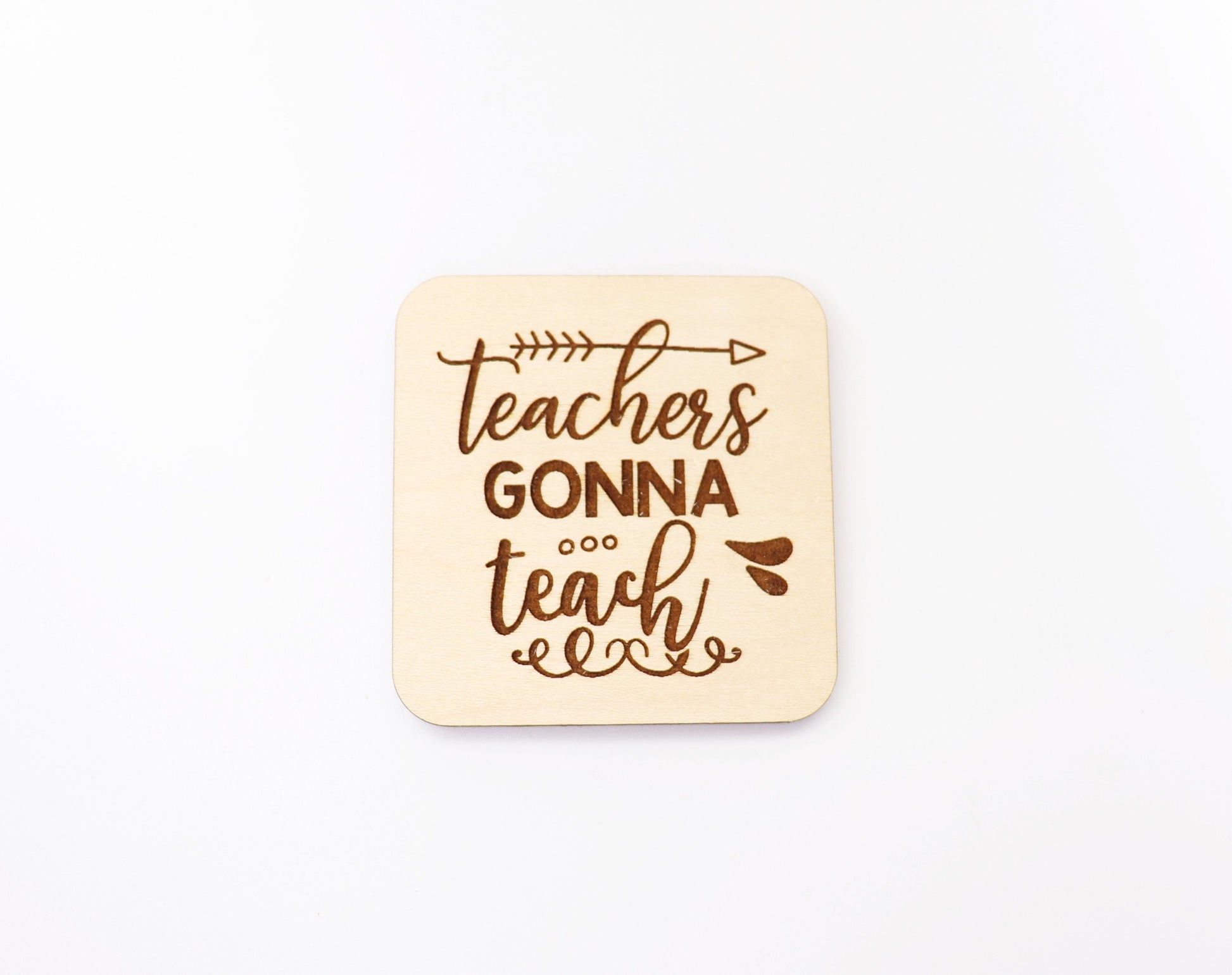 Teacher Magnet blanks, DIY magnet, wood blanks