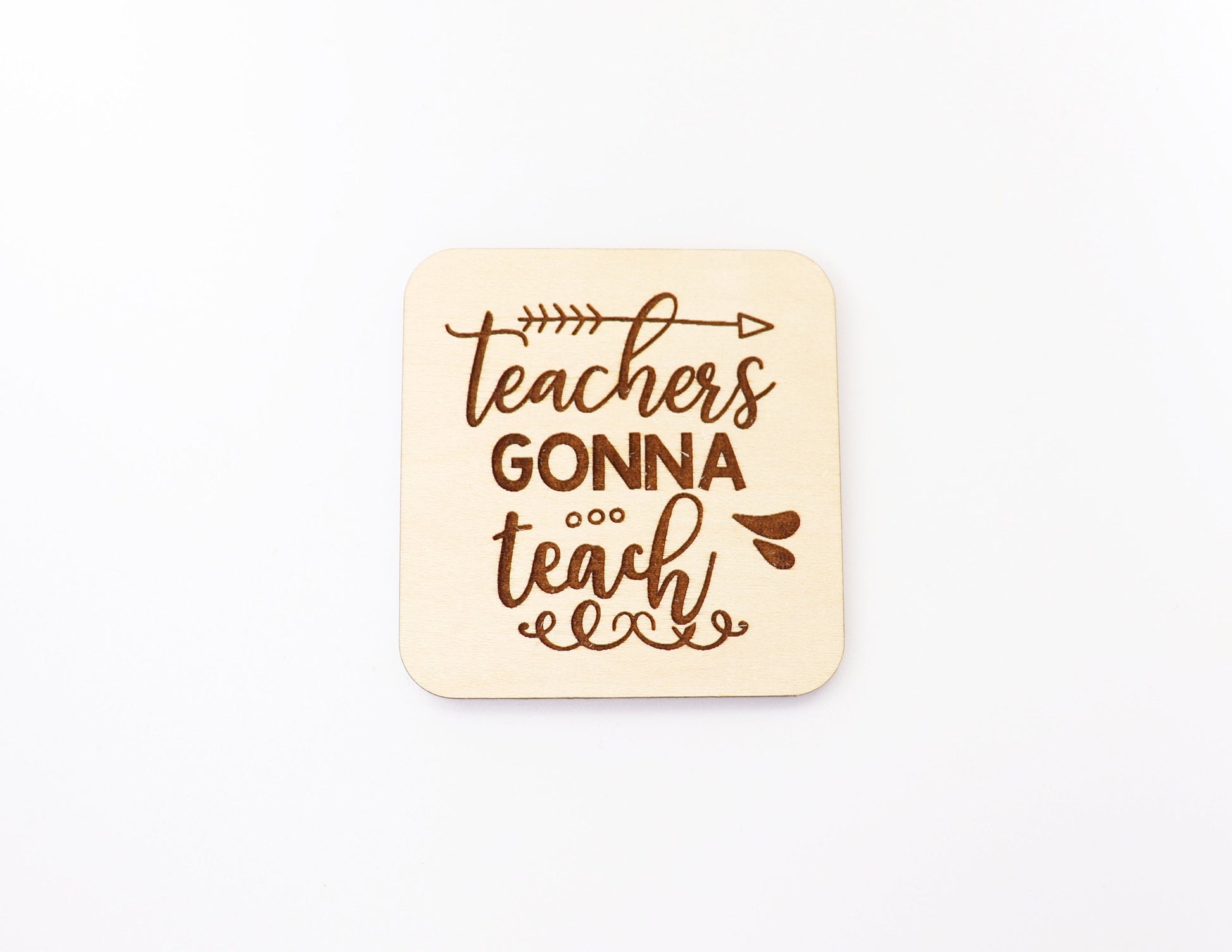 Teacher Magnet blanks, DIY magnet, wood blanks