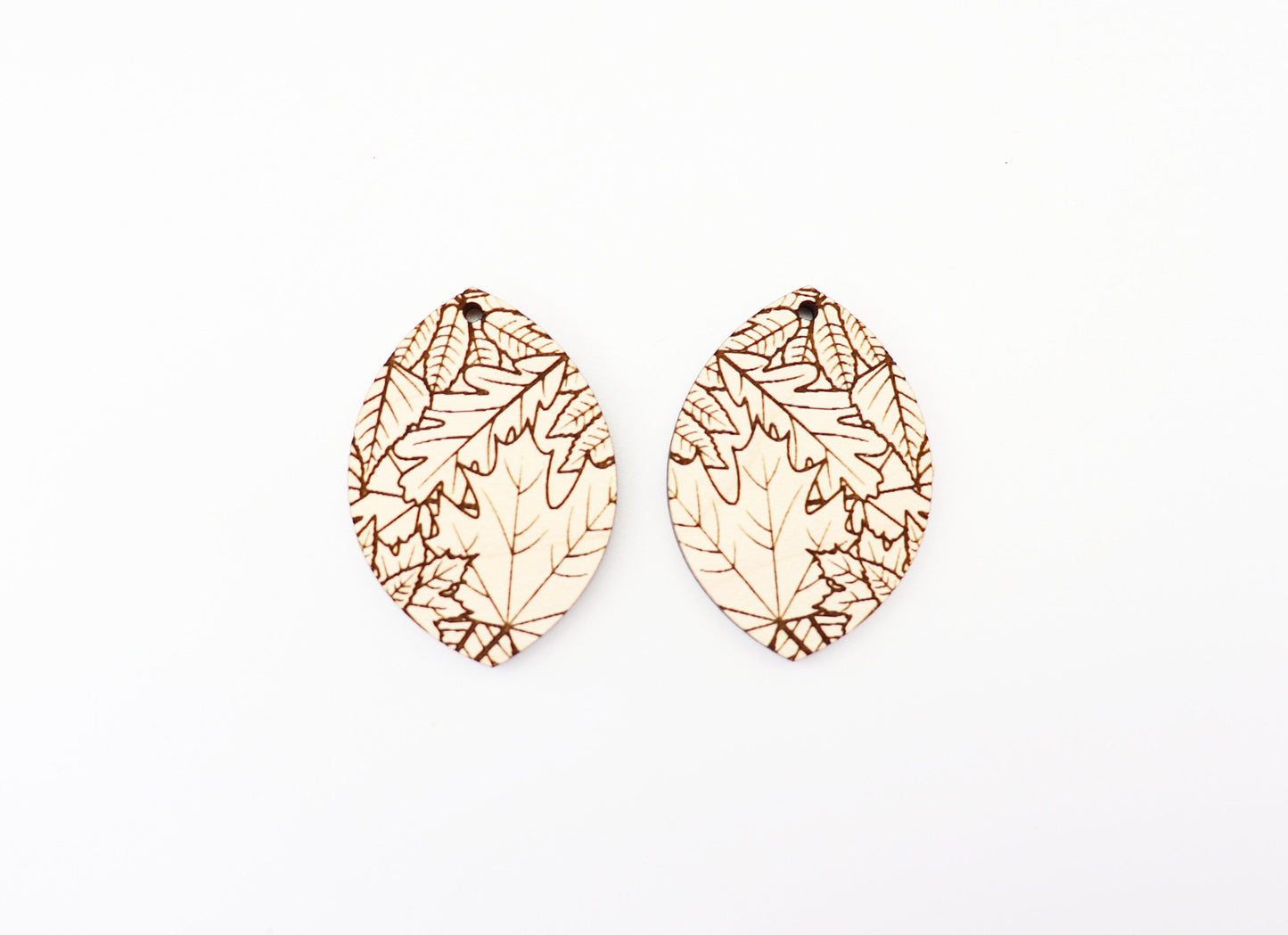 Fall earring blanks, laser cut earring blanks