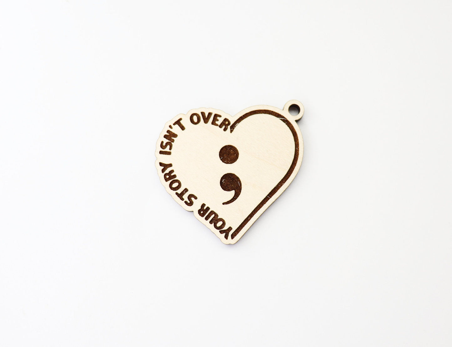 Your story isn't over Keychain blank, wood blanks