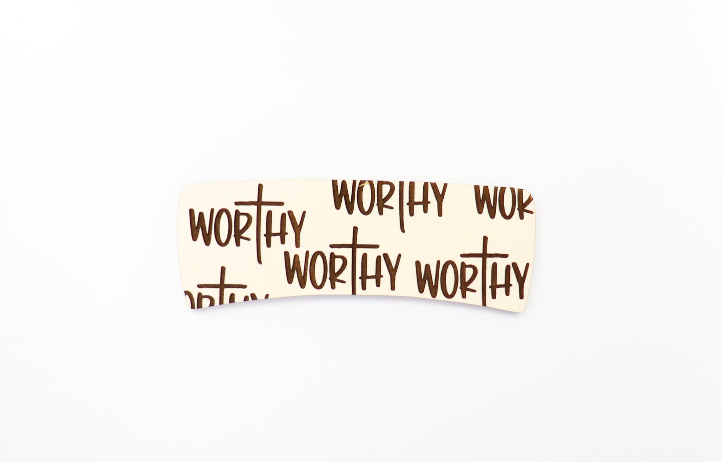 Worthy Hair clip blanks, wood blanks, laser cut blanks