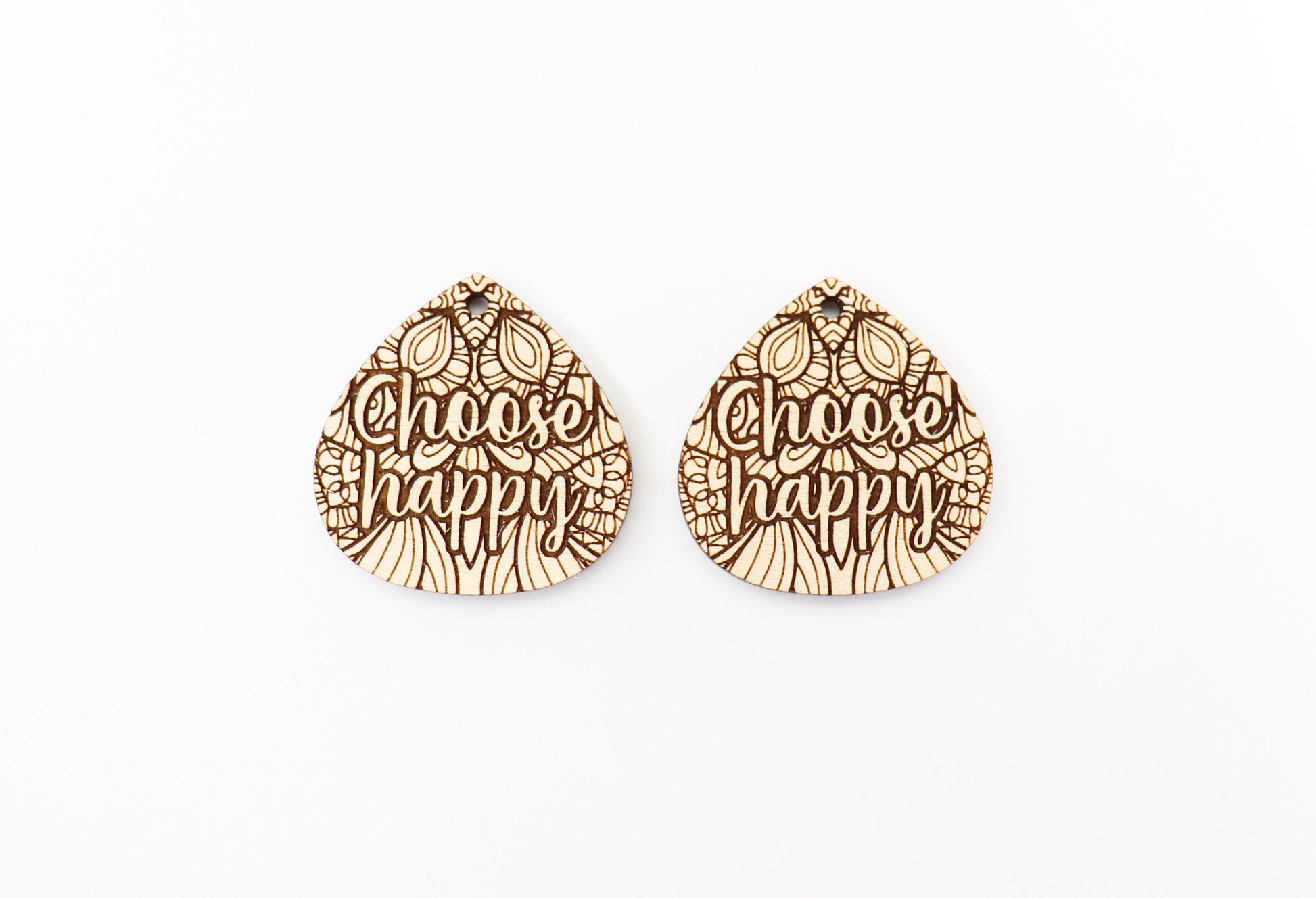 Choose happy earring blanks, wood cutouts, earring blanks