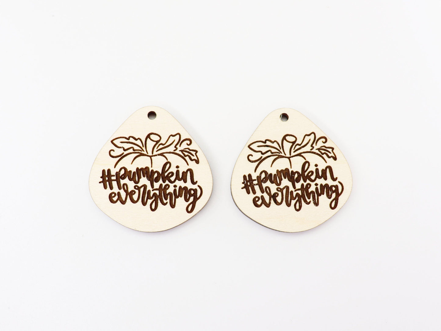 Pumpkin everything earring blanks, wood earrings