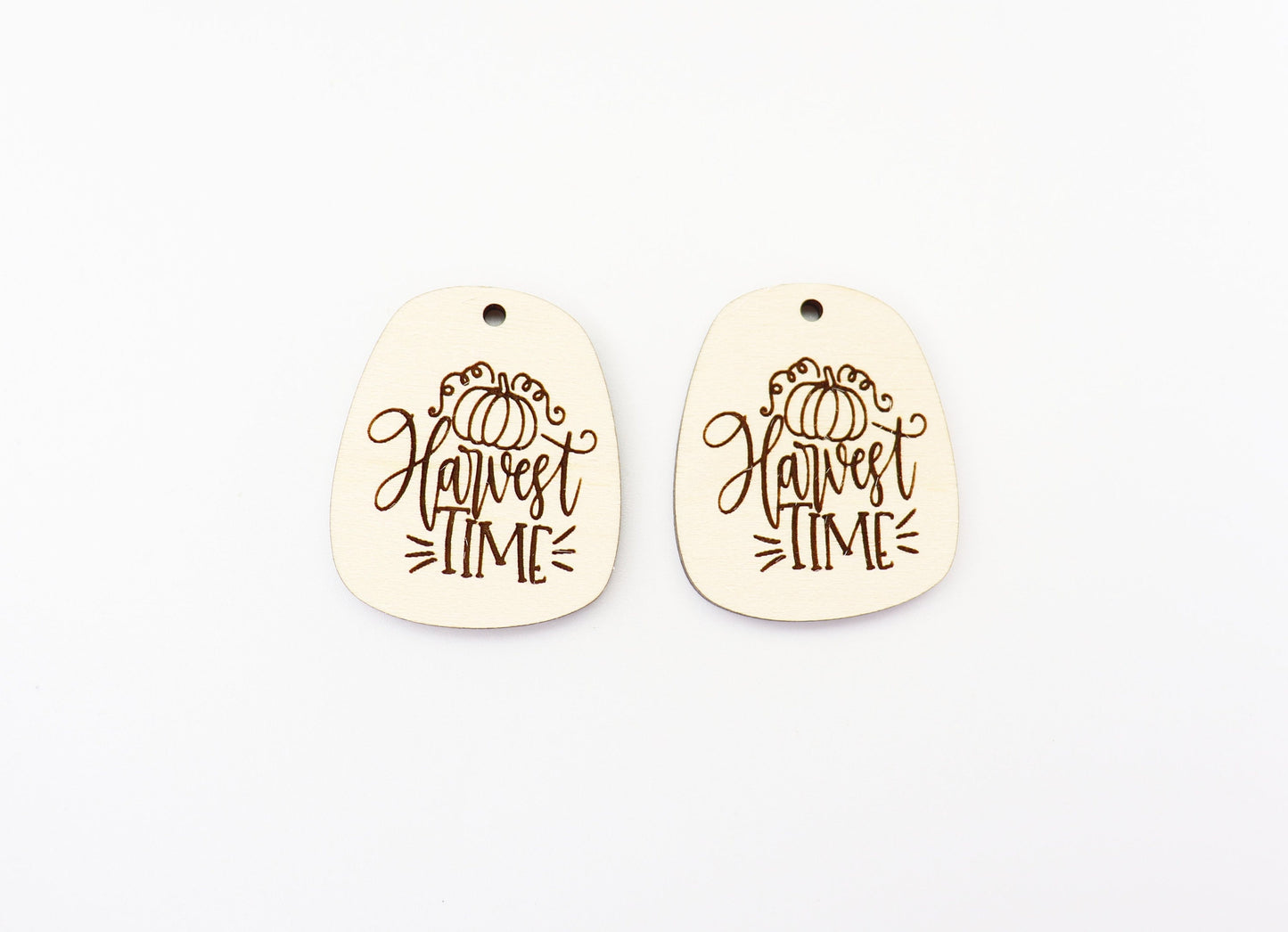 Harvest time earring blanks, wood earrings