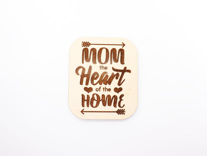 Mom Magnet blanks, DIY magnet, wood blanks