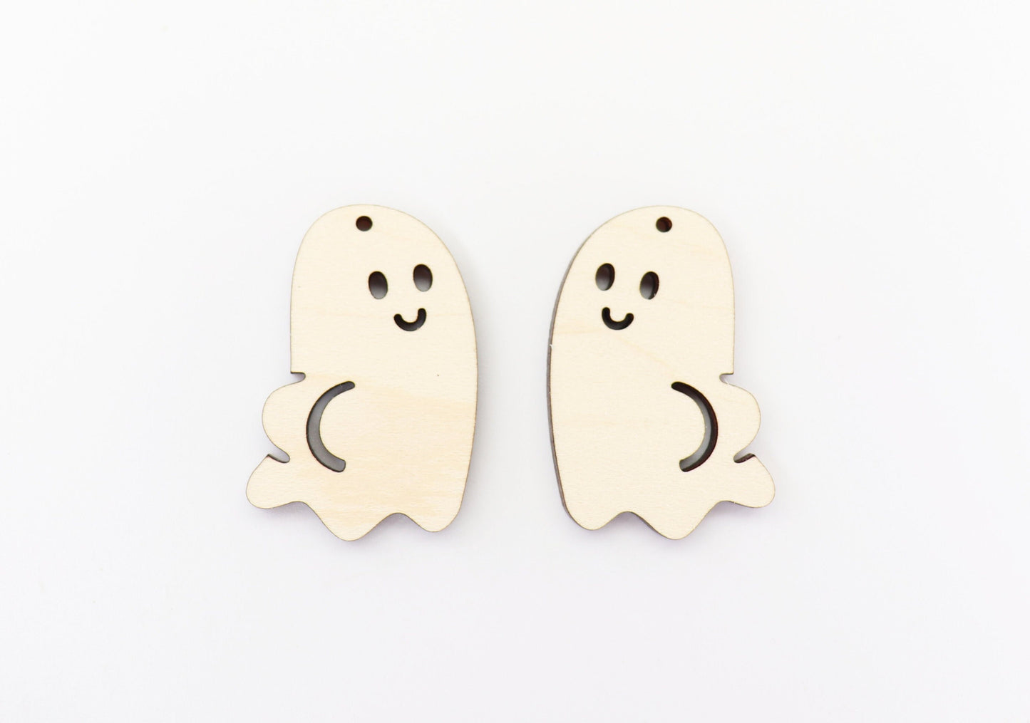 Booty Ghost earring blanks, earring blanks