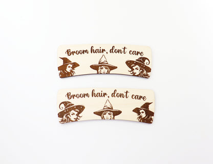 Witch Hair clip blanks, wood blanks, laser cut blanks