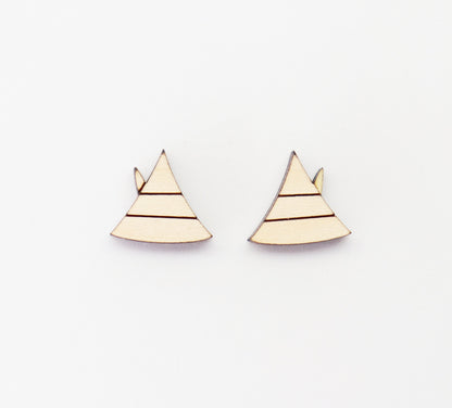 Elf hat stud blanks, wood blanks