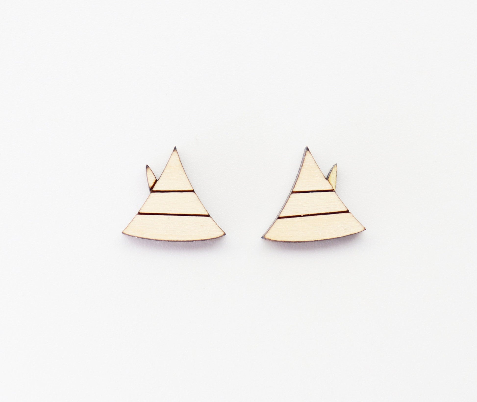 Elf hat stud blanks, wood blanks