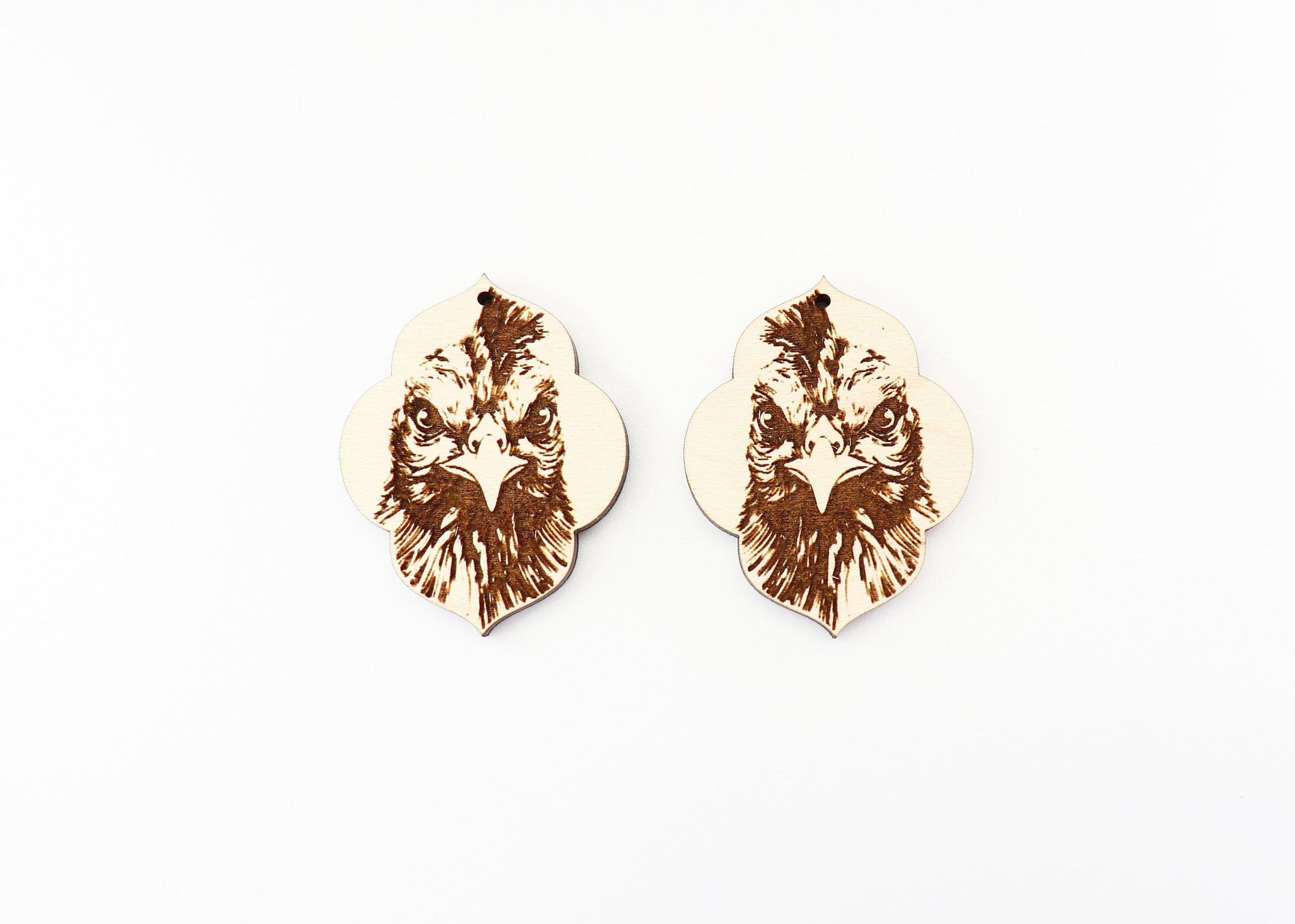 Rooster earring blanks, earring blanks