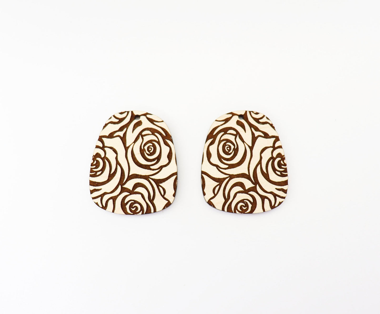 Rose earring blanks, DIY earrings, earring blanks