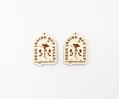 Dead inside earrings, earring blanks