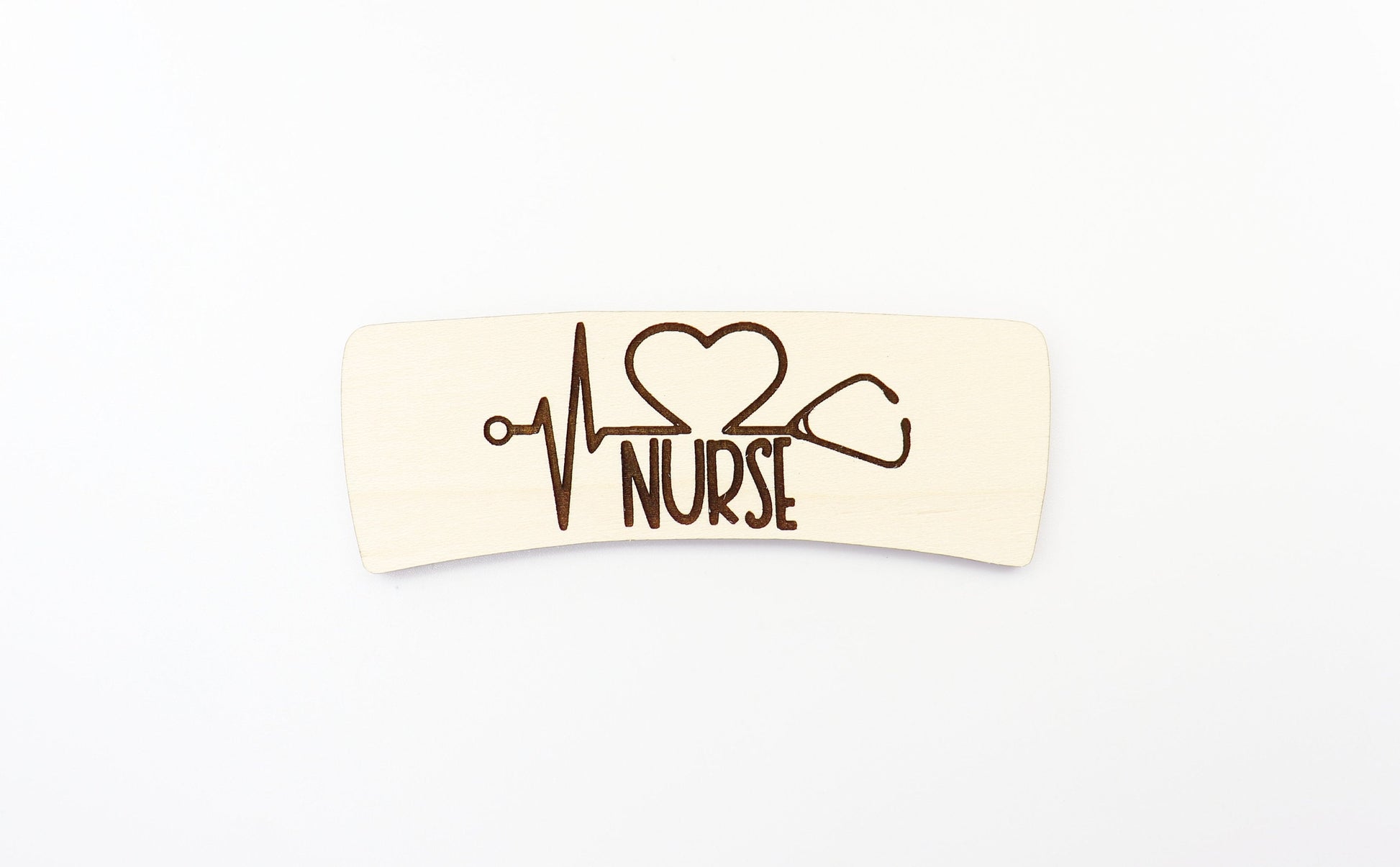 Nurse hair clip blanks, wood blanks, laser cut blanks