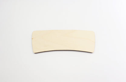 Sublimation hair clip blanks, wood blanks, laser cut blanks