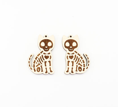 Cat blanks, earring blanks, wood earrings