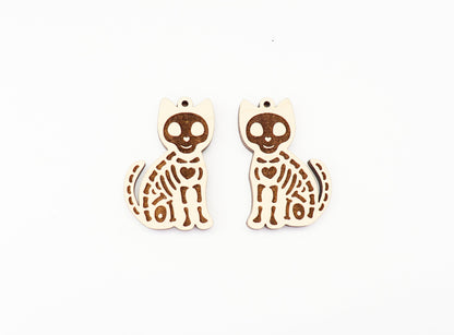 Cat blanks, earring blanks, wood earrings