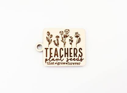 Teacher keychain, keychain blanks