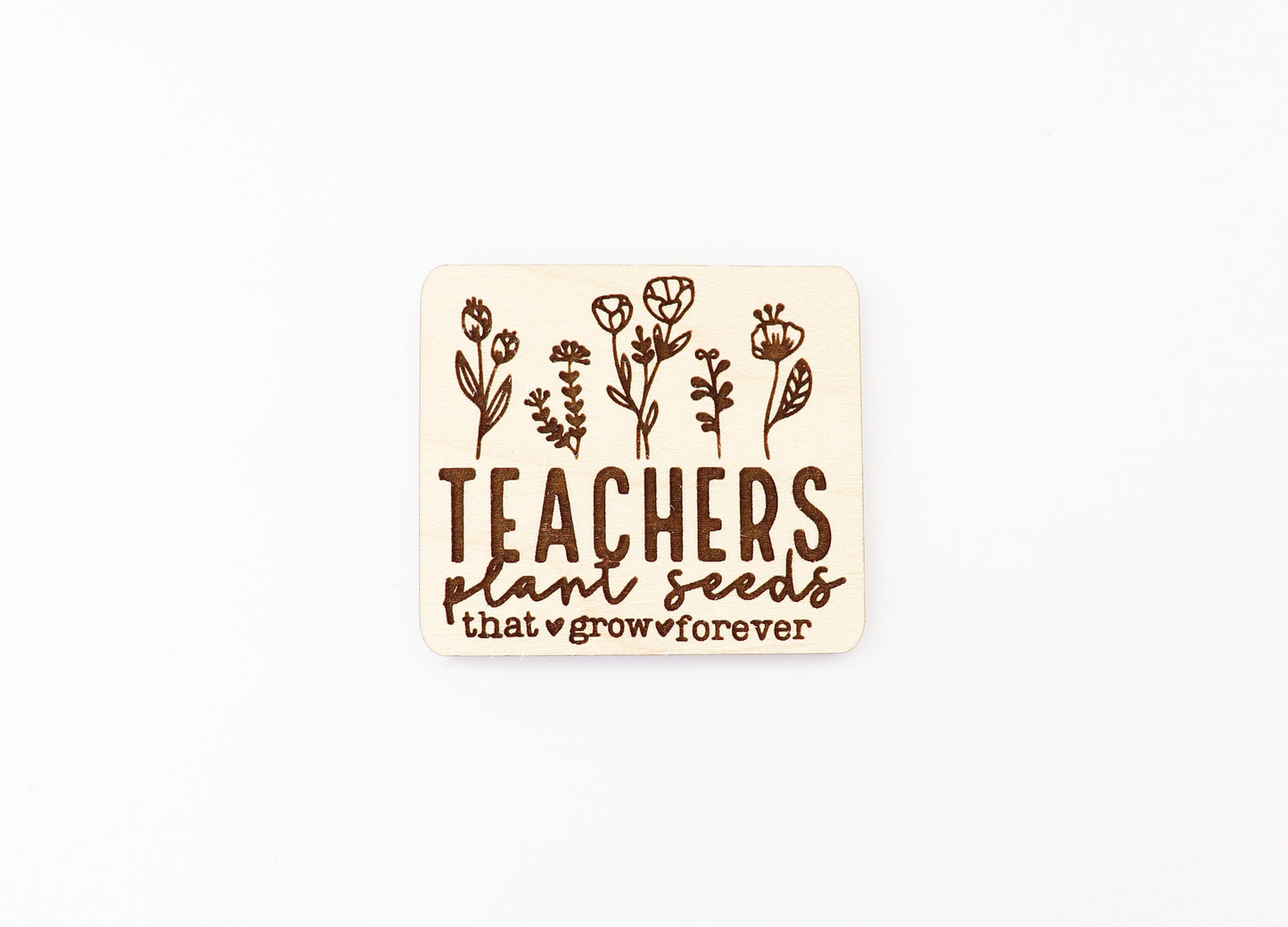 Teacher Magnet blanks, DIY magnet, wood blanks