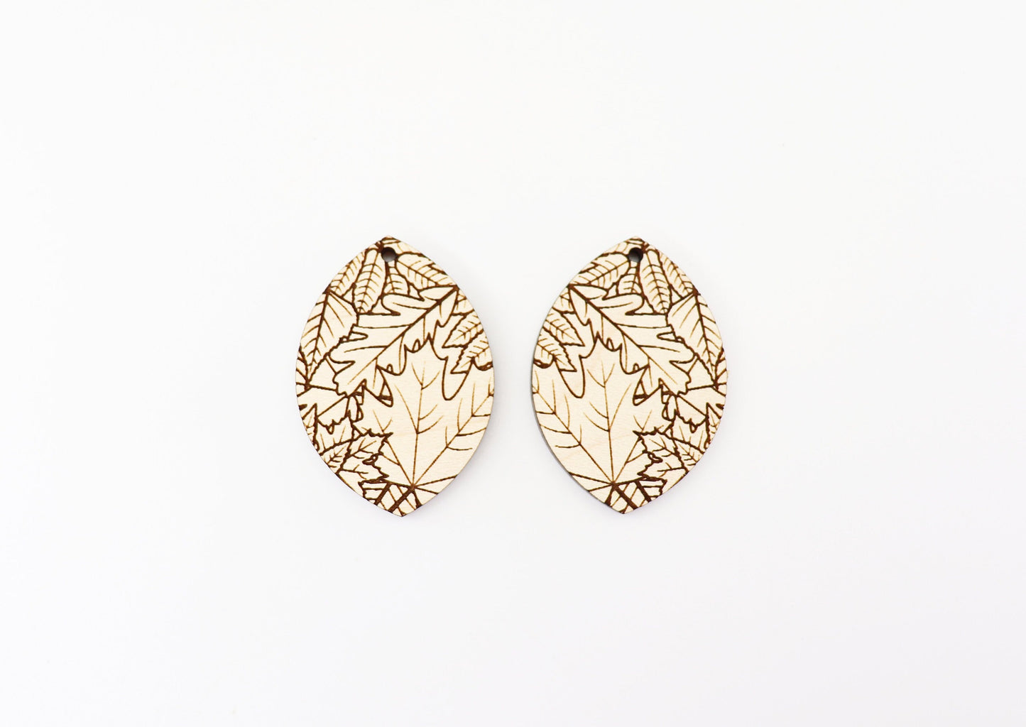 Fall earring blanks, laser cut earring blanks