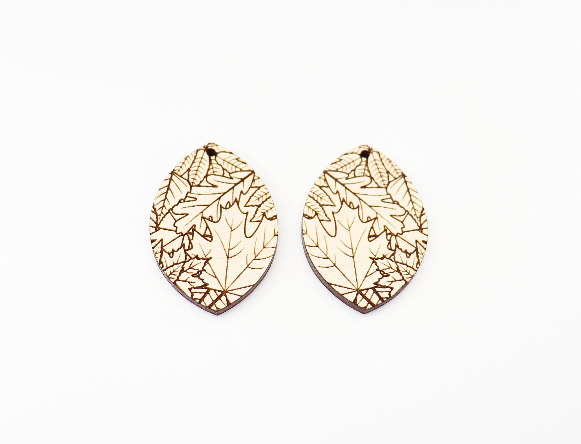 Fall earring blanks, laser cut earring blanks