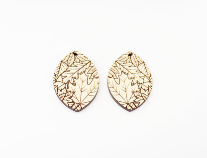 Fall earring blanks, laser cut earring blanks