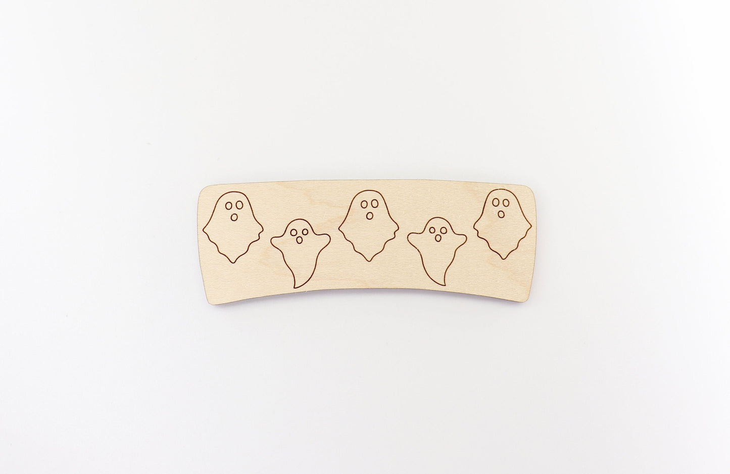 Ghost Hair clip blanks, wood blanks, laser cut blanks